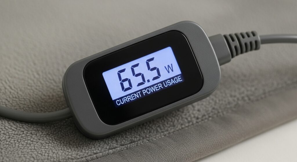 전기장판 소비전력 표시