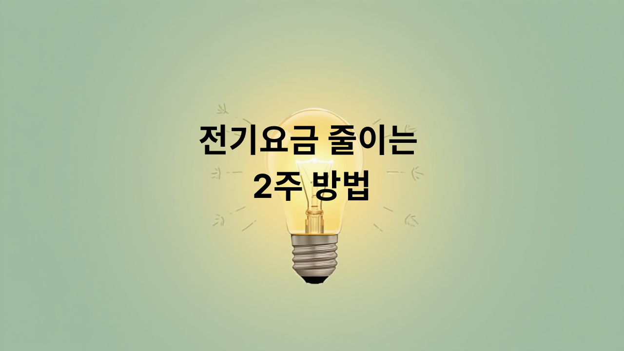 전기요금-줄이는-2주-방법-누진제-구간