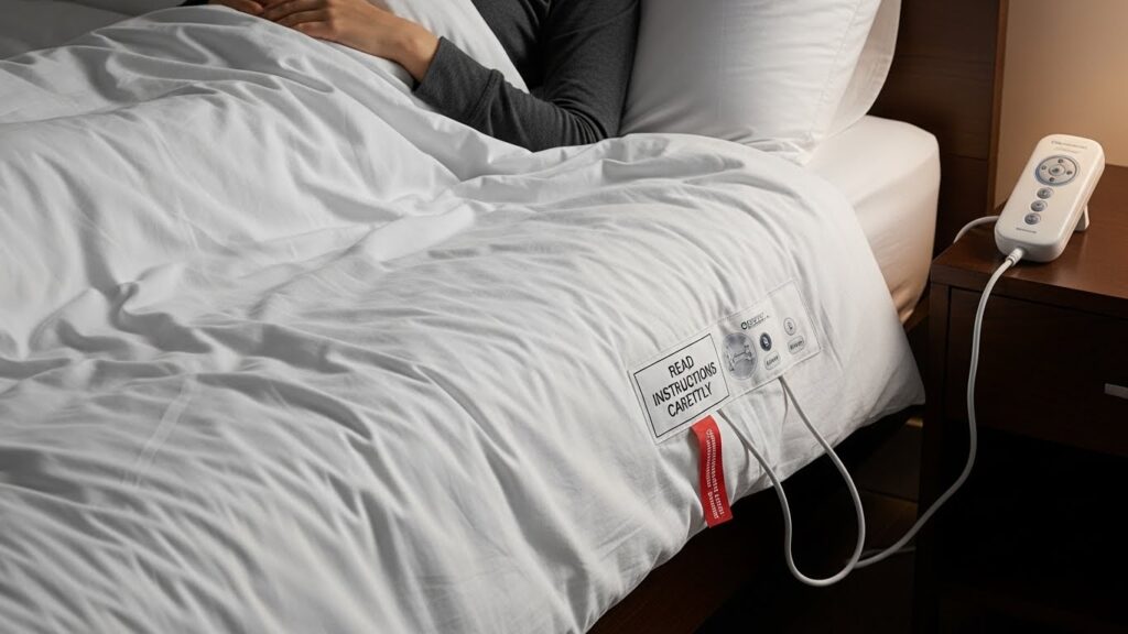 전기장판 안전 사용법 체크리스트